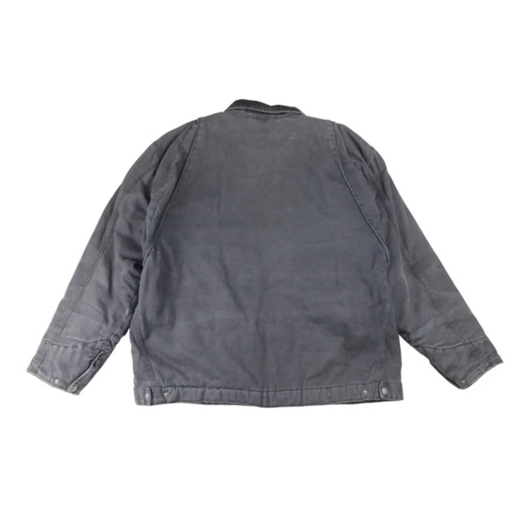 Charles River‎ Apparel Quilted Canvas Work Jacket Navy Chore Coat XL